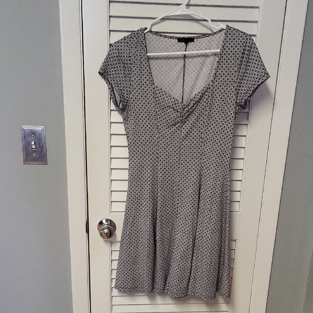 BeBop Black and White Mini Dress